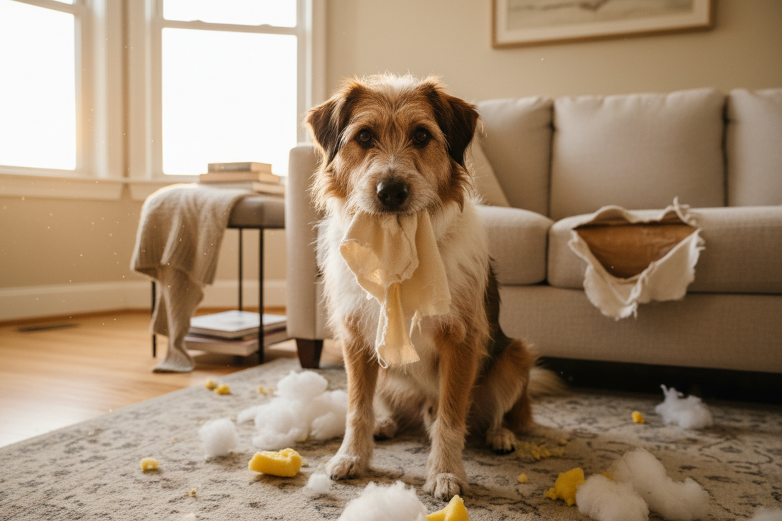 How to Stop Your Dog From Chewing Furniture When Home Alone